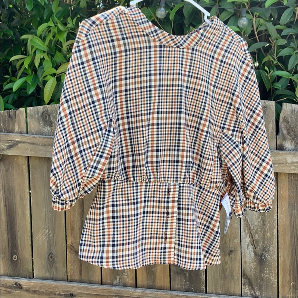 A plaid top